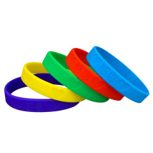 Custom Logo Debossed Silicone Wristband